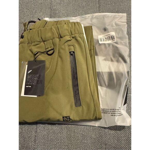 Flag Nor Fail NWT Unisex Everyday Jogger Pants in Olive Green Size Small - Picture 3 of 5